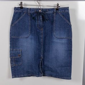Venezia Denim Pencil Skirt